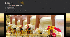 Desktop Screenshot of coryshairstudio.biz